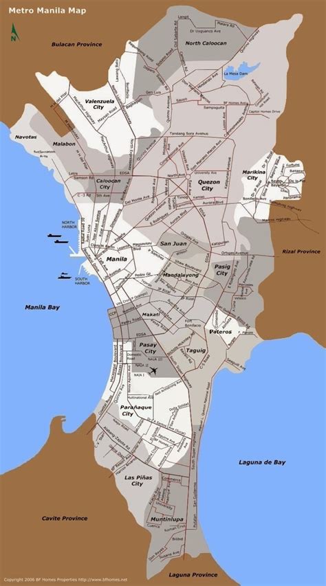 Detailed Street Maps Of Manila - Free Printable Maps