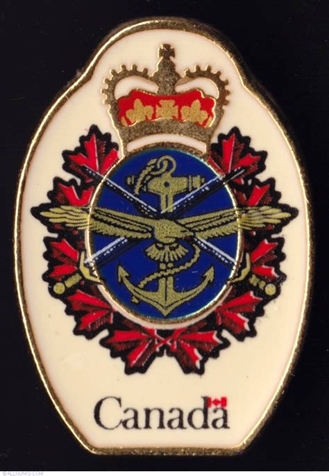 Canadian Forces Emblem 17x25, Military various - Canada - Pin - 5478