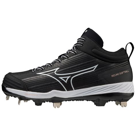 Mizuno Sweep 6 Mid Womens Metal Softball Cleats – Baseball Bargains