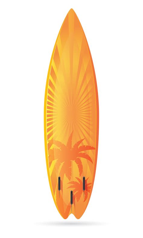 surfboard with a landscape vector illustration 542317 Vector Art at ...