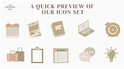 Notion Icons Tips and Tricks (+Free Download Custom Icons) - The Organized Notebook