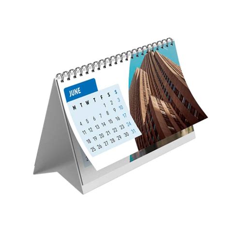 Customized Desk Calendar - 14 pages A5 Landscape - Print it