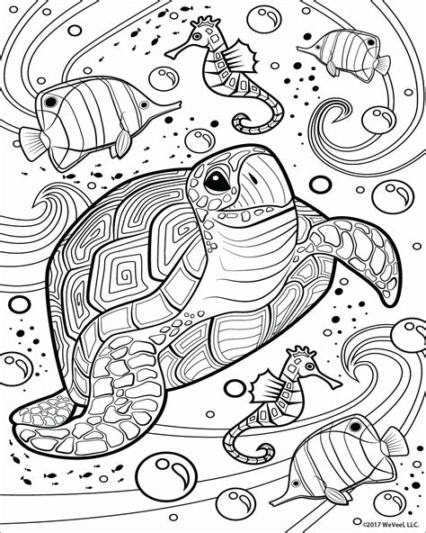 Free Printable Adult Coloring Pages Sea Animals Coloring Pages