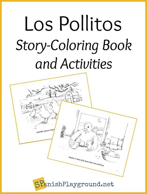 Los Pollitos Dicen Lyrics and Printable Coloring Book - Spanish Playground