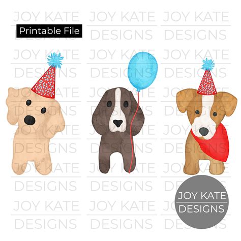 Puppy Dog Birthday Clipart