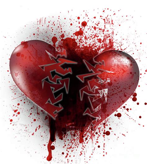 Broken Heart of Love - 1 Digital Art by Prar K Arts - Fine Art America