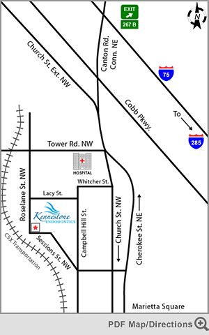 Kennestone Hospital Map | Color 2018