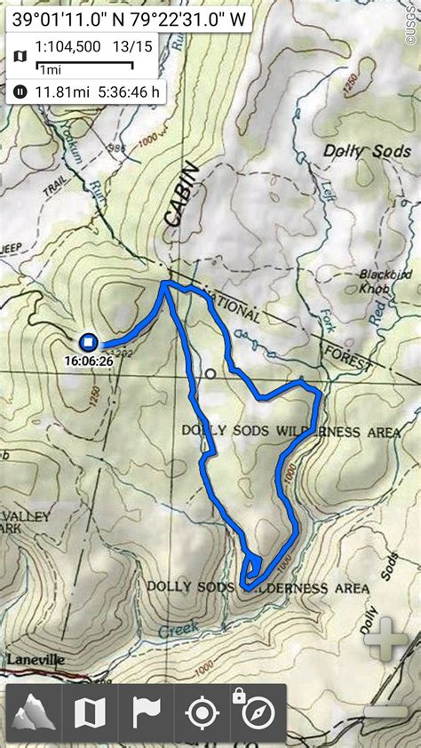 Dolly Sods Wilderness Map