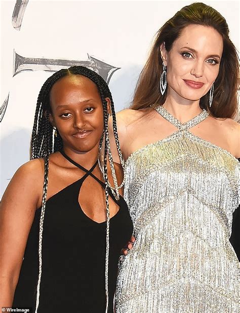 Angelina Jolie calls daughter Zahara, 15, an 'extraordinary African woman' | Daily Mail Online