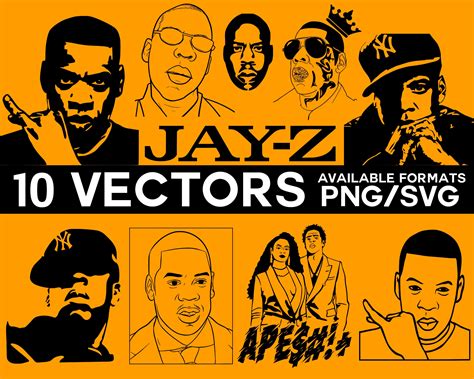 Jay Z Vector Pack, Jay Z Vector Bundle, Jay Z SVG, Jay Z Cricut ...