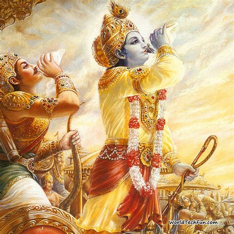 Lord Krishna And Arjuna