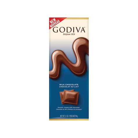 Godiva Milk Chocolate Bar, 3.17 Oz. - Walmart.com - Walmart.com