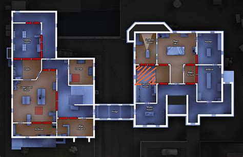 Rainbow Six Siege House Map Blueprints