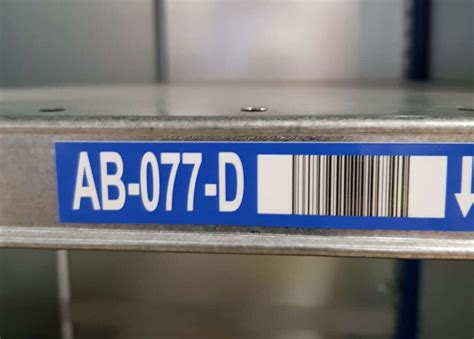 ASG Services | Warehouse Shelf Labels - ASG Services