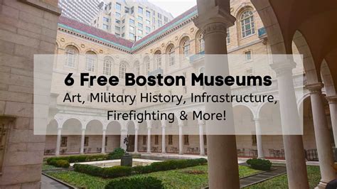 6 Best Free Museums in Boston | 🏛️Which of Boston's Free Museums to Visit