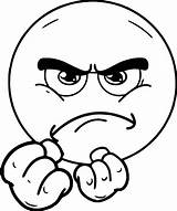 Angry Face Coloring Page At GetColoringscom  Free Printable Colorings sketch template