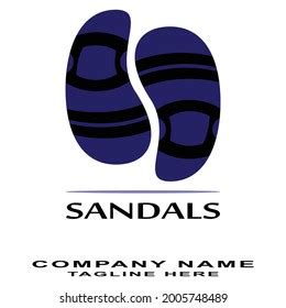 Sandals Illustration Logo Design Vector Stock Vector (Royalty Free) 2005748489 | Shutterstock