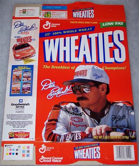 1997 Dale Earnhardt WHEATIES box | Wheaties Box - Wheaties King