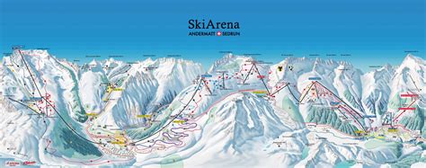 Andermatt ski map