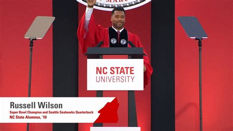 Russell Wilson NC State Commencement Speech - UPTOWN Magazine