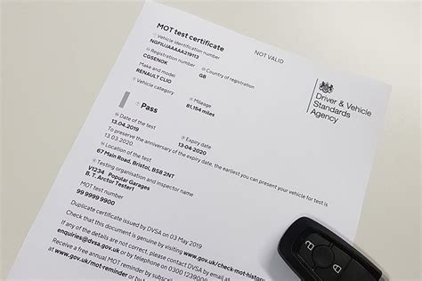 Print your own MoT certificate, with new and free DVSA online service ...