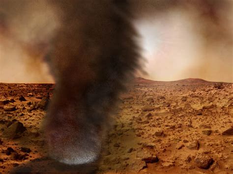 Mars' Giant Dust Devil in Motion - Universe Today