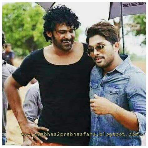 Prabhas 2 PrabhasFans: These 20 Photos Show Prabhas and Allu Arjun Friendship