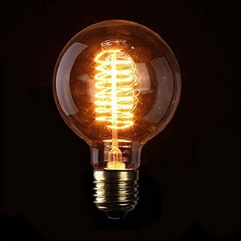New Arrival E27 G95 60W Filament Light Bulb Vintage Retro Antique Style Edison Lamp 110/220V ...