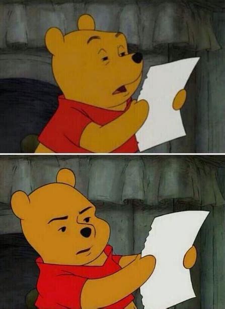 winnie the pooh reading Blank Template - Imgflip