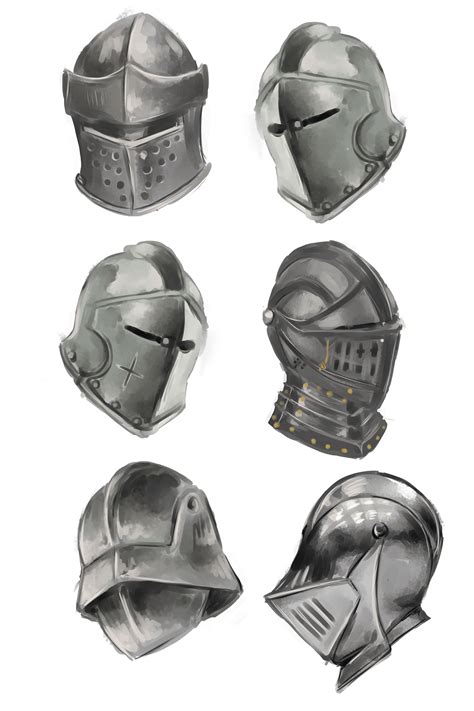 Knight Helmet Study on Behance