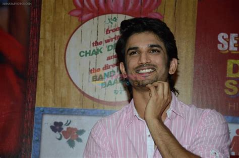 Sushant Singh Rajput at the Song Launch Gulabi from the film Shuddh ...