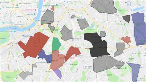 London map 'shows territories of dozens of gangs'