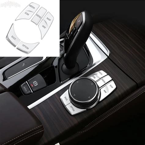 For BMW 5 Series G30 G38 528/530/540Li 2017 18 ABS chrome Car Interior ...