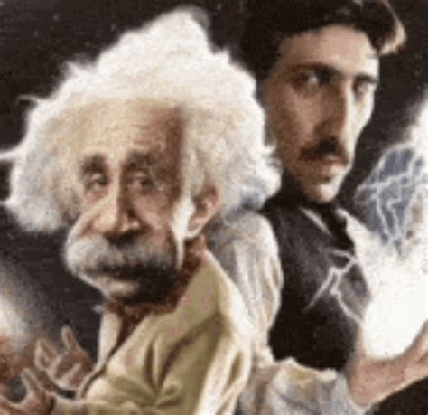 Albert Einstein Inteligente Meme - Albert einstein Inteligente Nikolas Tesla - Discover & Share GIFs