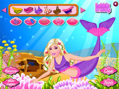 Barbie Mermaid Dressup : BubbleDressup : Free Download, Borrow, and Streaming : Internet Archive