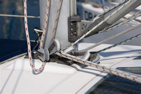 Sail Boat Rigging stock image. Image of motion, championship - 47918843