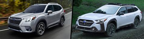 2023 Subaru Forester vs. Outback Comparison | Charlottesville VA