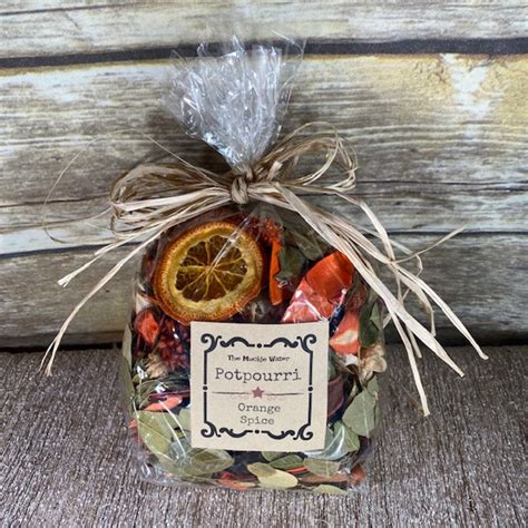 Potpourri Gift Set Orange Spice Potpourri 3 pc Set Automne | Etsy