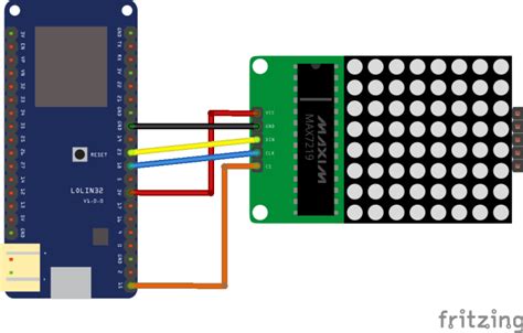 ESP32 and Max7219 8×8 LED matrix example | ESP32 Learning | Led matrix, Led, Arduino projects