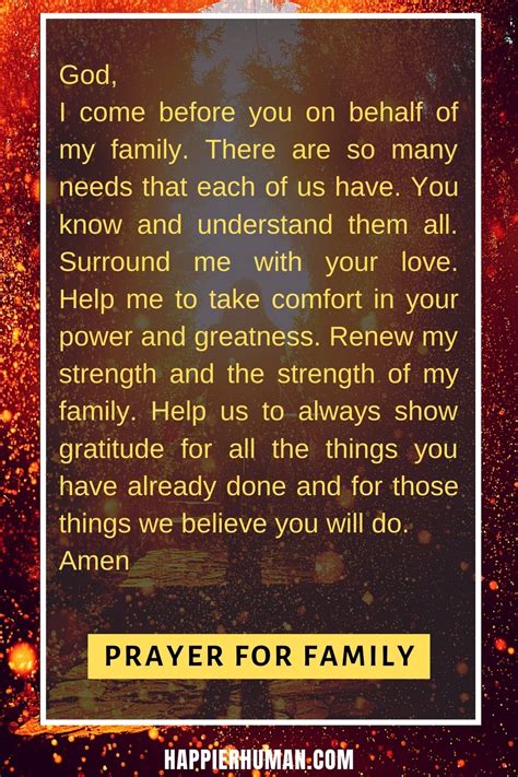 Prayer For Family Strength Quotes - Joli Rowena