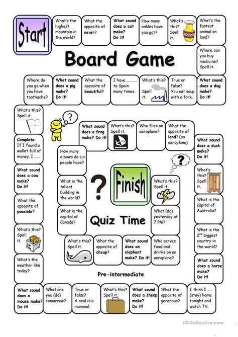 Fun and Educational Board Game for Learning English