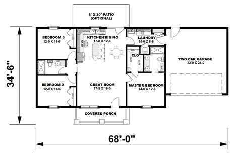 One Story Open Floor Plan House Designs | Floor Roma