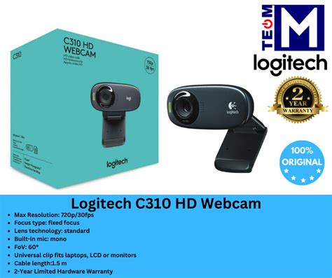 Logitech C310 HD 720p Webcam