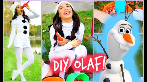 DIY Olaf - Frozen Halloween Costume! Easy and Affordable! - YouTube