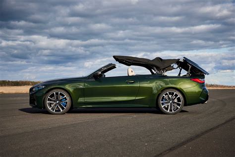 BMW M440i xDrive Convertible, San Remo Green metallic, Rim 19” Styling 797 M (03/2021).