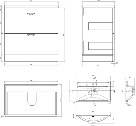 Soft Close Seat & Cistern VeeBath Cyrenne Bathroom Furniture Set Vanity Basin Cabinet 1100mm Pan ...