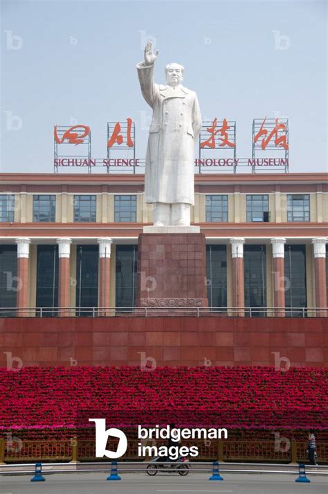 Image of China: Mao statue, Tianfu Square, Chengdu, Sichuan Province