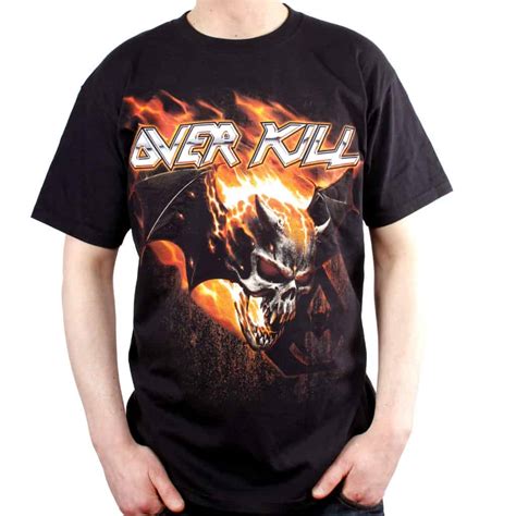 Overkill, T-Shirt, Bat Skull of Fire Europe Tour 2014 – Merchland