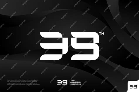 Premium Vector | Number 39 logo icon design 39th birthday logo number anniversary 39