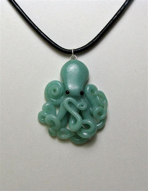 Octopi - Imgur | Polymer clay flower jewelry, Polymer clay jewelry, Pendant